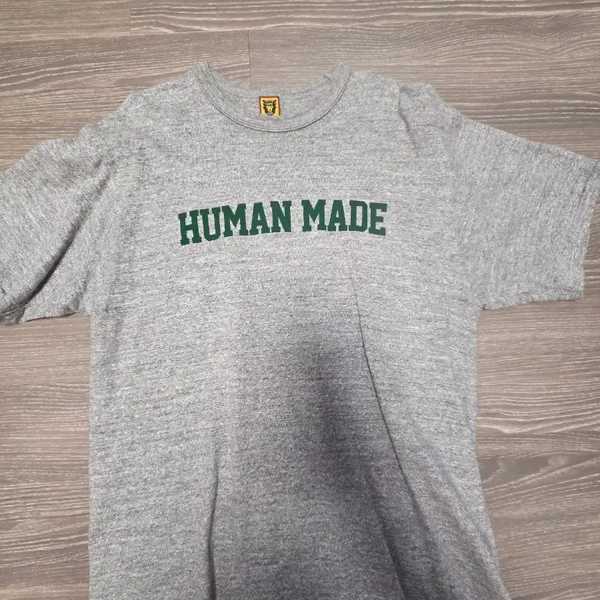 [BUNJANG] Human Made Gray Short Sleeve T-Shirt / 휴먼메이드 HUMAN MADE 회색 반팔 티셔츠