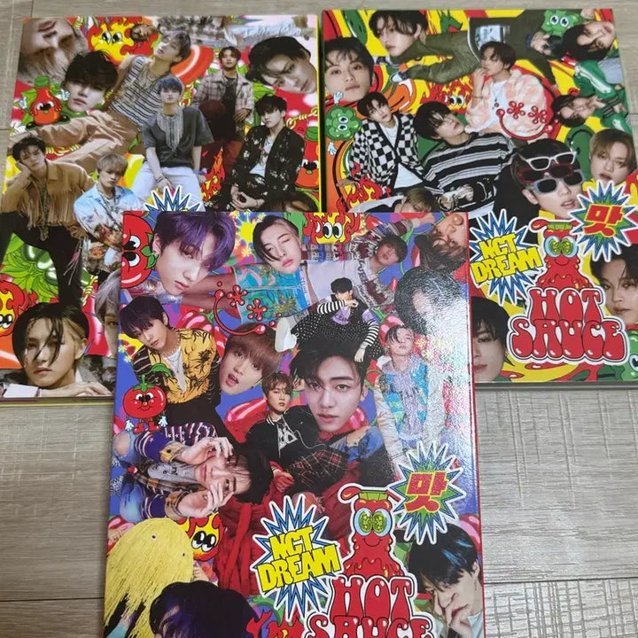 [BUNJANG] NCT Dream "Hot Sauce" Album Set (Unsealed) / 엔시티 드림 맛 앨범 세트 (개봉)