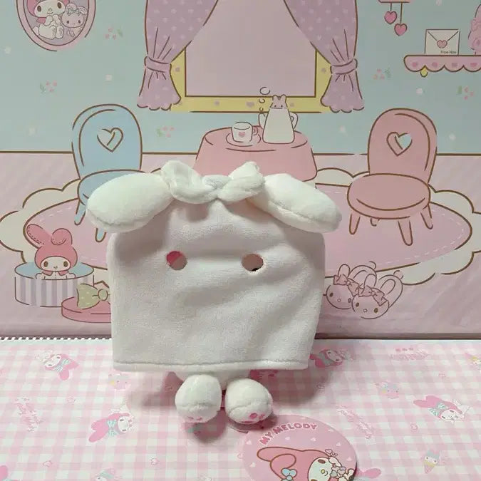 [BUNJANG] Sanrio My Melody Ghost Glow-in-the-Dark Mascot Plush / 유령 야광 마이멜로디 마스코트 인형