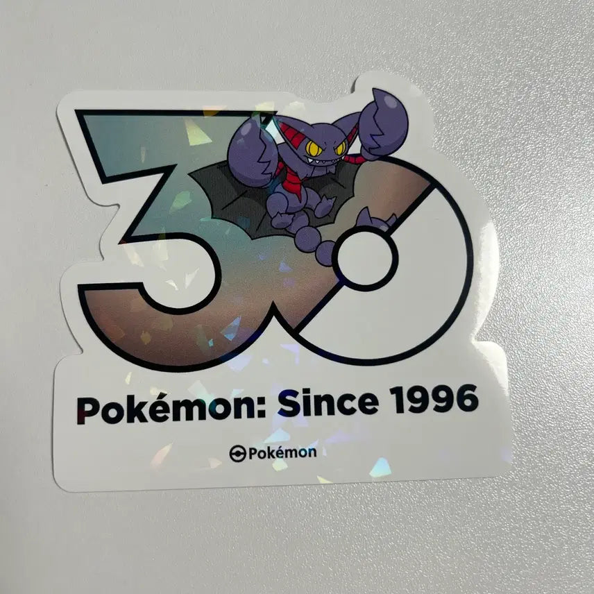 [BUNJANG] Gladeon Pokemon 30th Anniversary Sticker / 글라이온 포켓몬 30주년 스티커 올리브영
