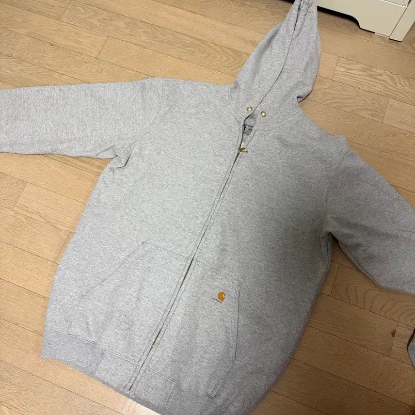 [BUNJANG] Carhartt Grey Hoodie Zip-Up / 칼하트 회색 후드집업