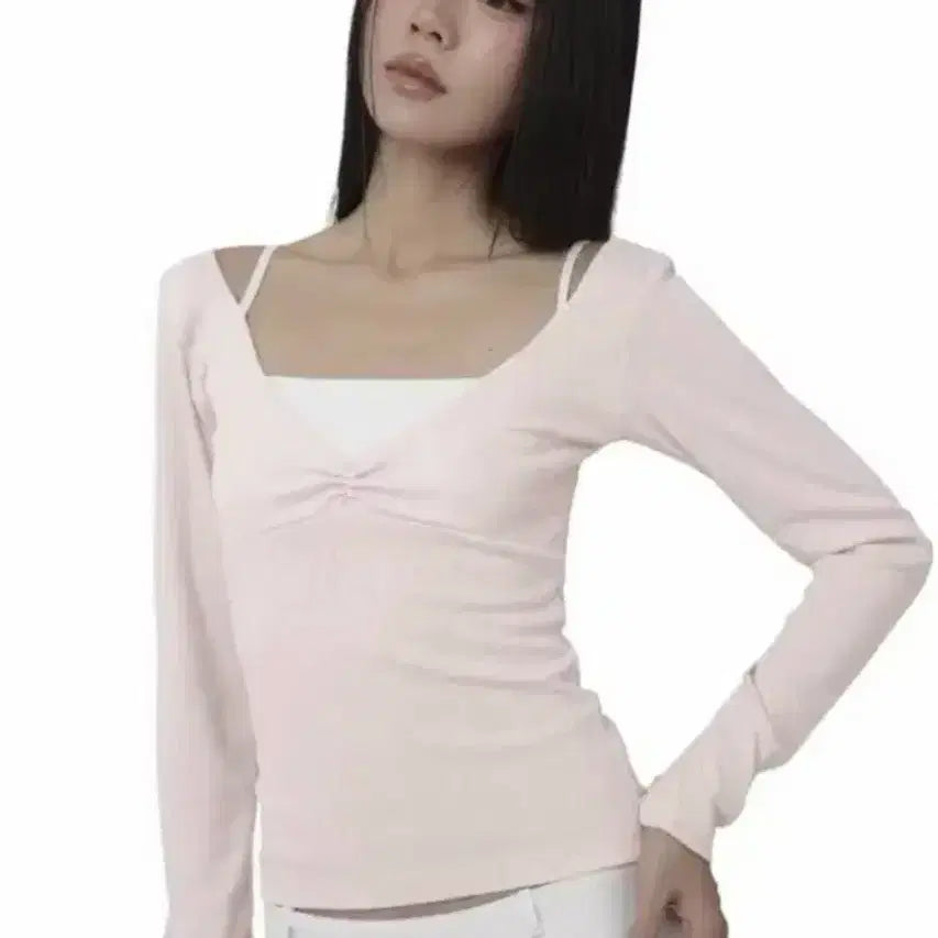 [BUNJANG] Clishare Shirring Serenade Top / 클리시어 셔링 세레나데 탑