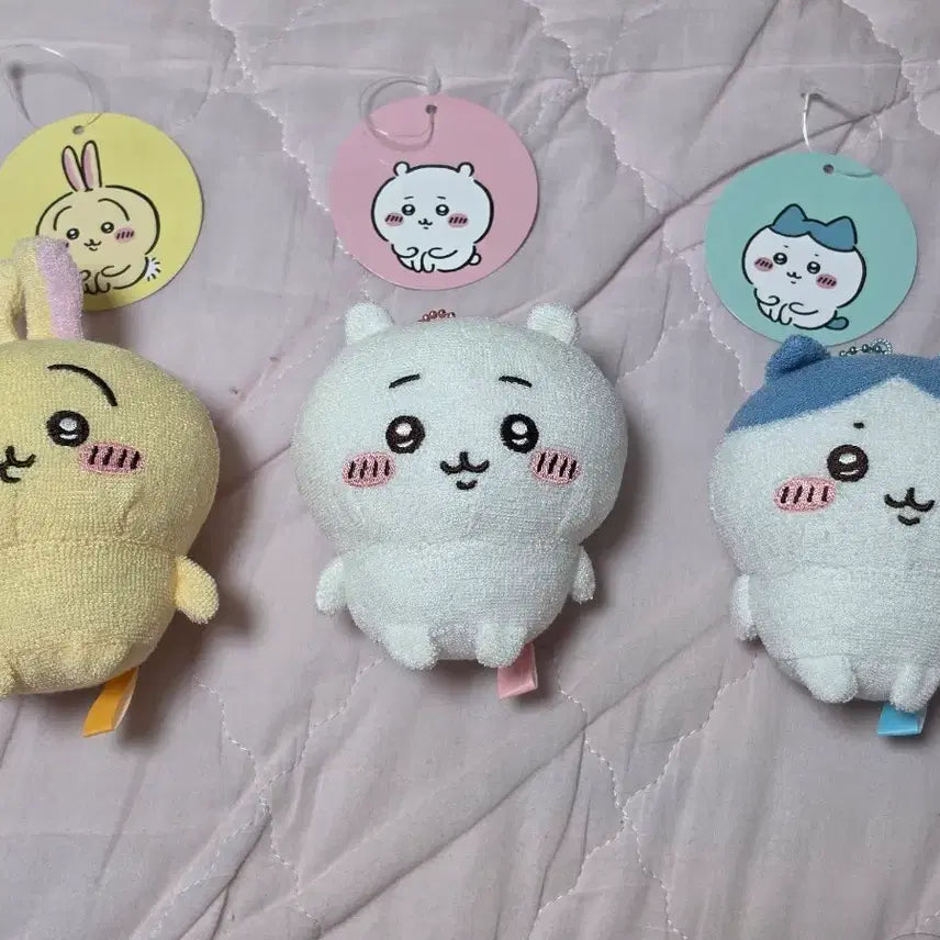 [BUNJANG] Chiikawa Hachiware Usagi Towel Mascot Bundle Set / (일괄) 치이카와 하치와레 우사기 수건 마스코트