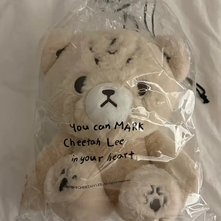 [BUNJANG] Cheetari 40cm Plush Doll (Dust Bag Included) / 왕치타리 왕타리 치타리 40cm 더스트백o 마크 인형