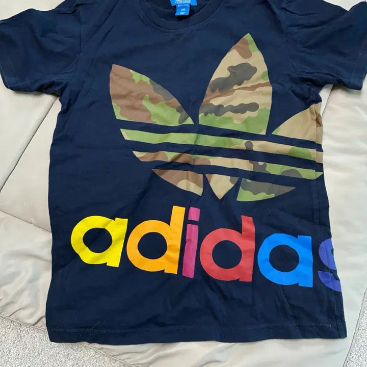 [BUNJANG] Adidas Big Logo Military T-Shirt / 정품 아디다스 빅로고 밀리터리 반팔티 급처분!!!!