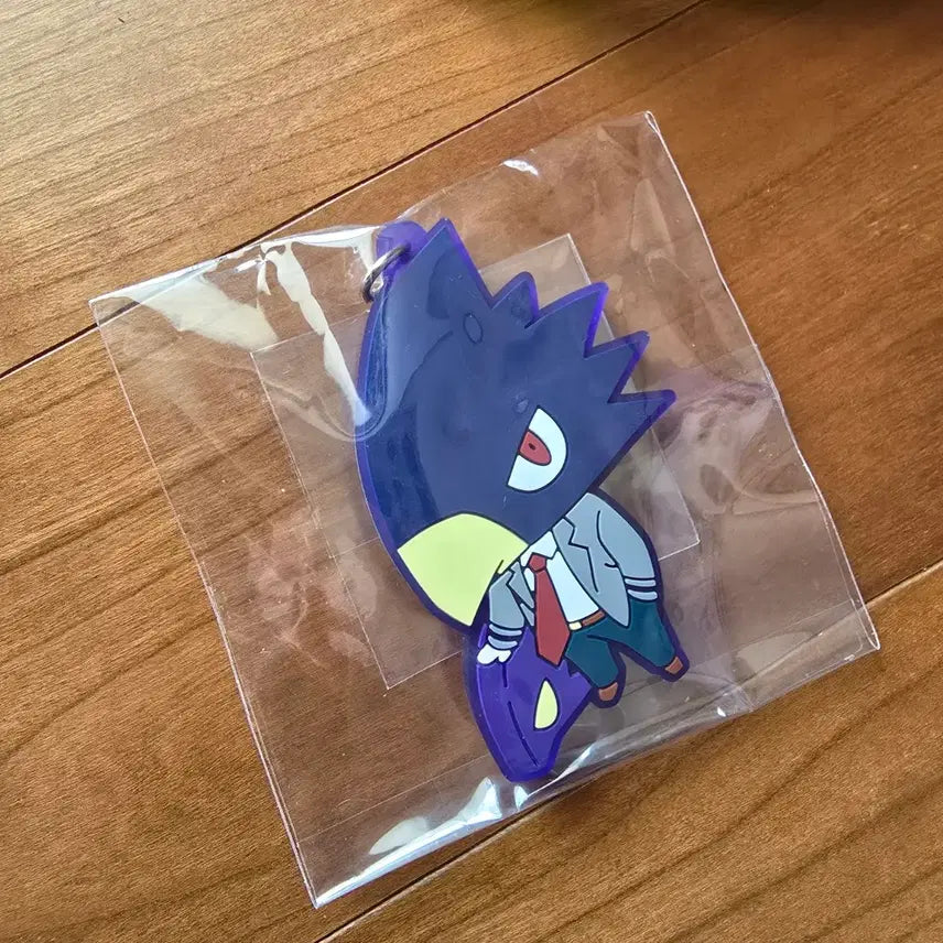 [BUNJANG] My Hero Academia Tokoyami Fumikage Rubber Strap Keychain (Unsealed) / (단순개봉) 나의 히어로 아카데미 후미카게 러버 키링