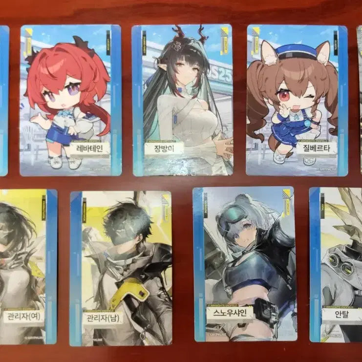 [BUNJANG] GS25 Endfield Photocard &amp; Sticker Bundle / GS25 엔드필드 포토카드,띠부씰 대량 팝니다!!