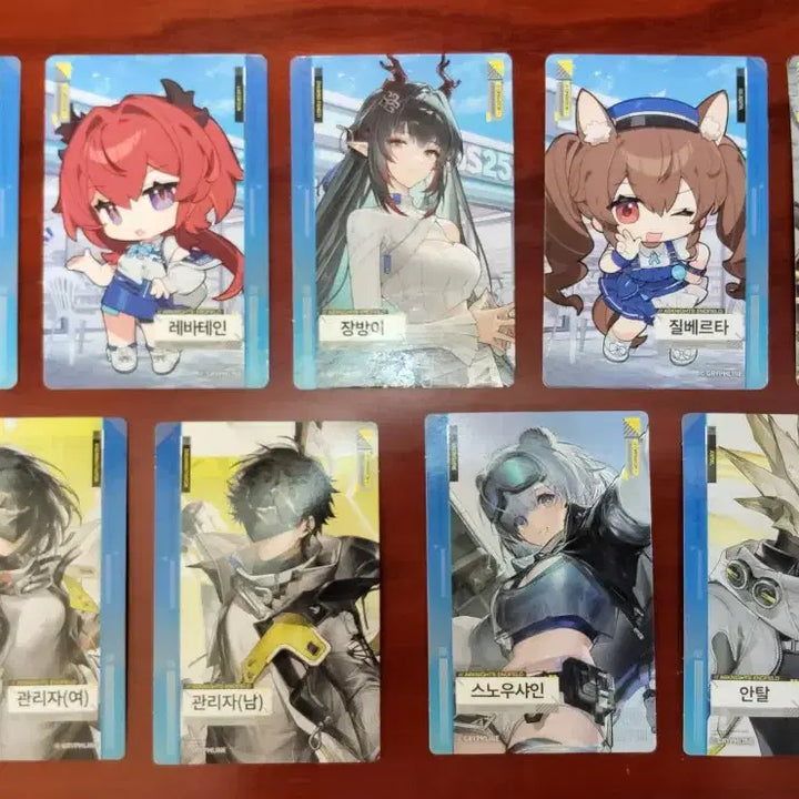[BUNJANG] GS25 Endfield Photocard &amp; Sticker Bundle / GS25 엔드필드 포토카드,띠부씰 대량 팝니다!!