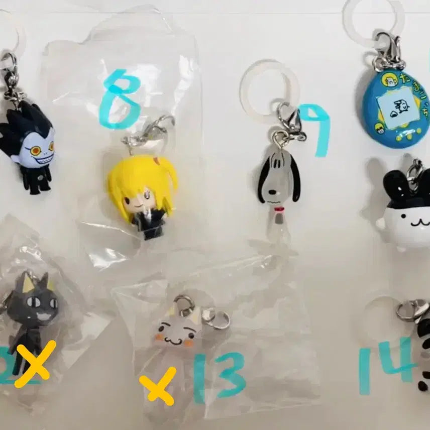 [BUNJANG] Mejilushi Character Keychain Set / 메지루시 키링 모음