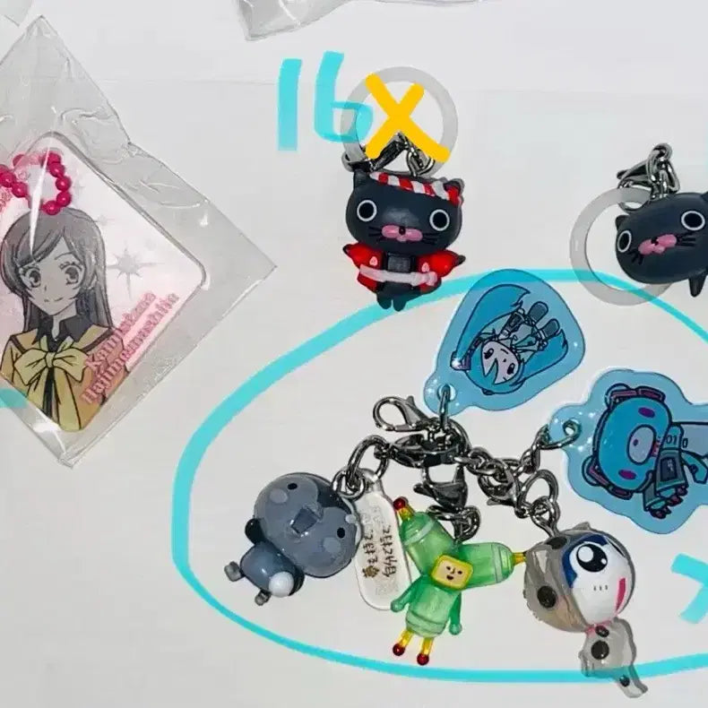 [BUNJANG] Mejilushi Character Keychain Set / 메지루시 키링 모음