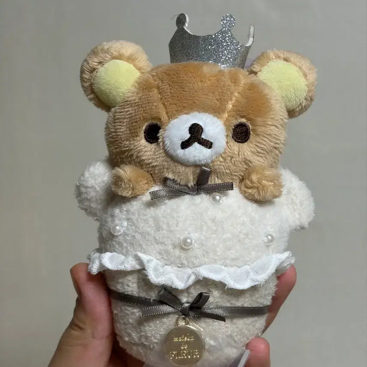 [BUNJANG] San-X Rilakkuma Maison de Fleur Collaboration Rilakkuma Keyring / 산엑스 리락쿠마 메종드플뢰르 콜라보 리락쿠마 키링
