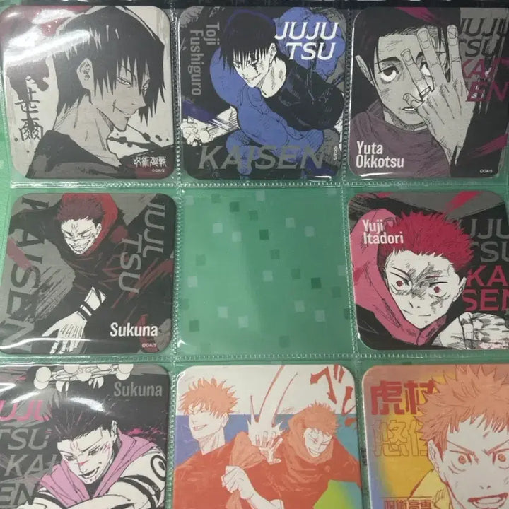 [BUNJANG] Jujutsu Kaisen Original Art Coaster Set / 주술회전 원화 코스터