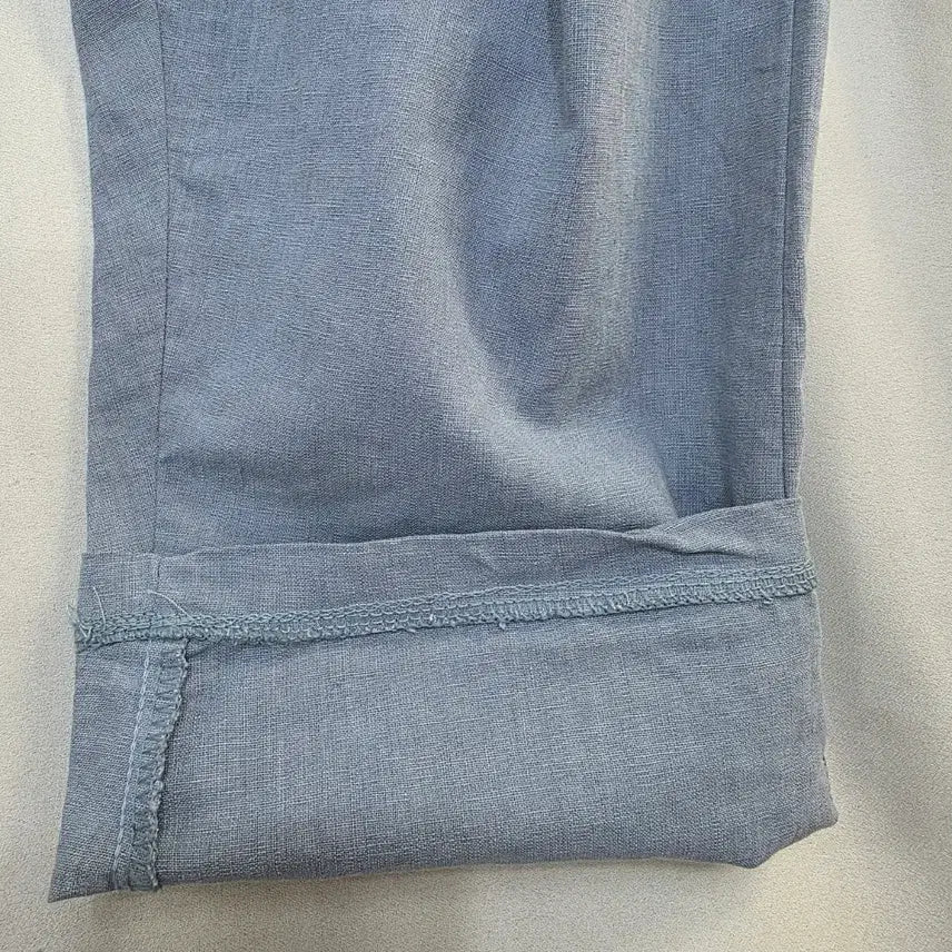 [BUNJANG] Light Blue Linen Wide Pants (L / 28-30) / 연한 하늘 여성  린넨 와이드 팬츠L(28~30)