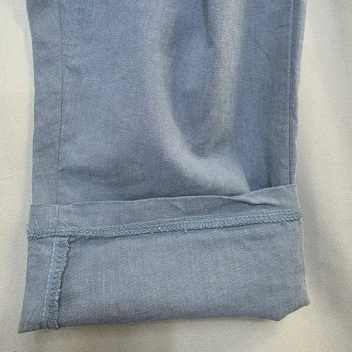 [BUNJANG] Light Blue Linen Wide Pants (L / 28-30) / 연한 하늘 여성  린넨 와이드 팬츠L(28~30)