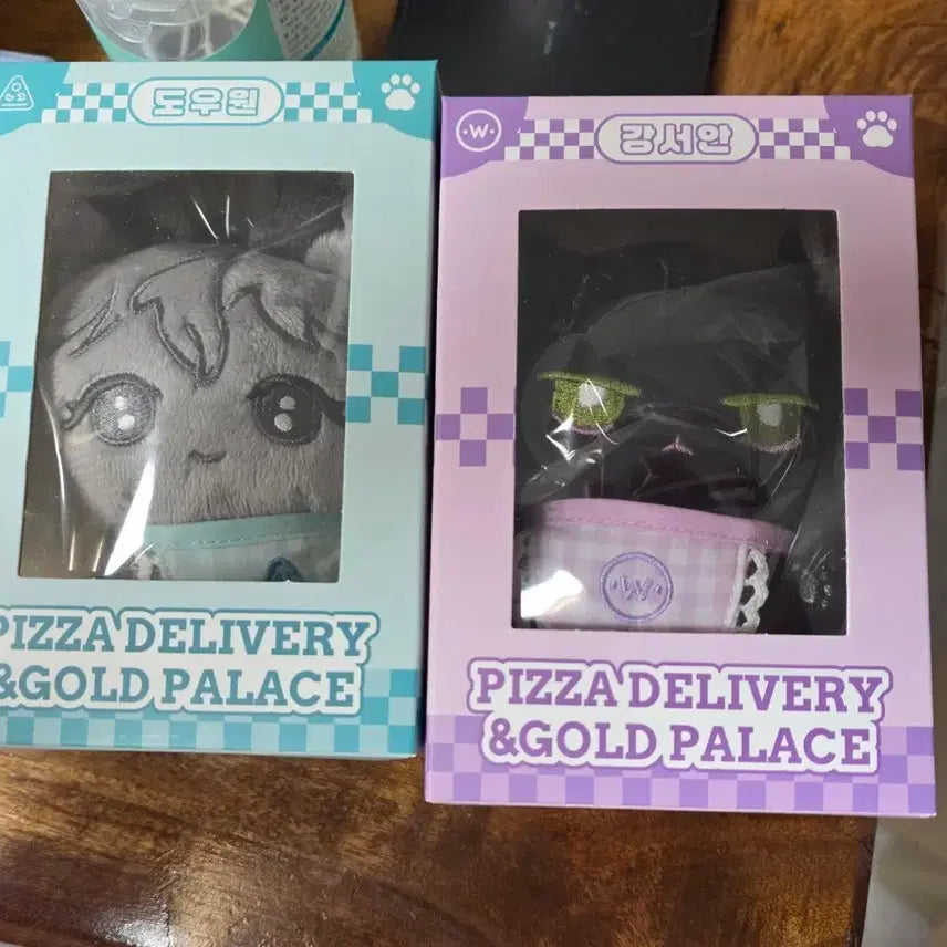[BUNJANG] Delivery Pizza Guy and Gold Palace Official Plush Set / (배포7.5) 피자배달부와 골드팰리스 공식 인형.