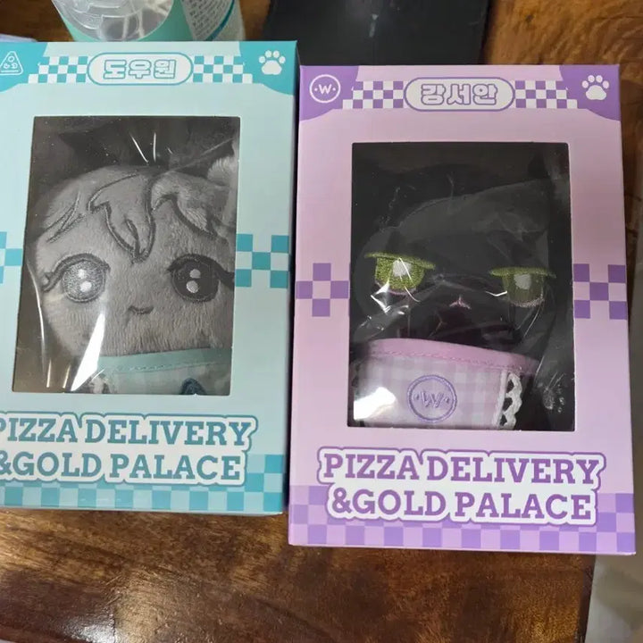 [BUNJANG] Delivery Pizza Guy and Gold Palace Official Plush Set / (배포7.5) 피자배달부와 골드팰리스 공식 인형.