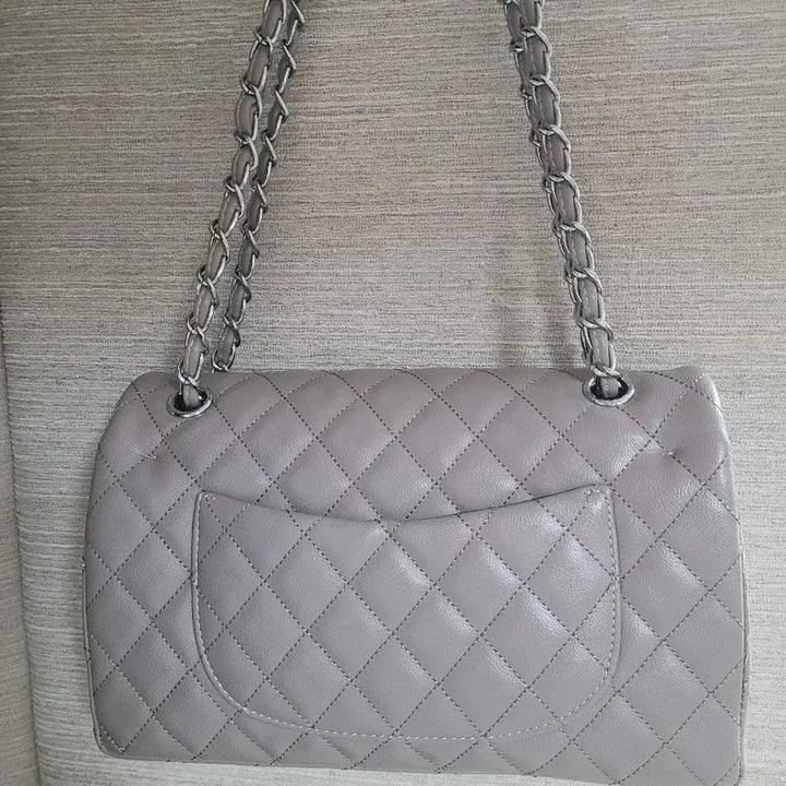 [BUNJANG] Quilted Chain Bag Gray / 퀼팅 체인백 그레이