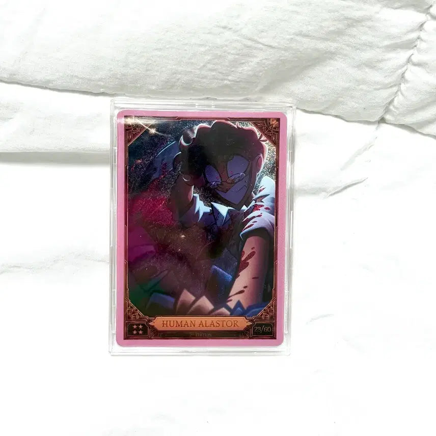 [BUNJANG] Hazbin Hotel Season 2 Trading Card Alastor Foil / 해즈빈호텔 시즌2 트레이딩카드 트레카 휴먼 알래스터 휴알 포일