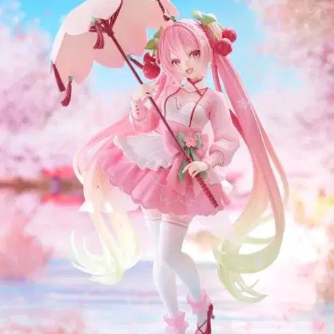 [BUNJANG] Taito AMP+ Sakura Miku Cherry Blossom Dress Ver. Figure / 타이토 AMP+ 사쿠라 미쿠 벚꽃 드레스 ver.