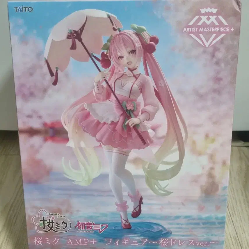 [BUNJANG] Taito AMP+ Sakura Miku Cherry Blossom Dress Ver. Figure / 타이토 AMP+ 사쿠라 미쿠 벚꽃 드레스 ver.