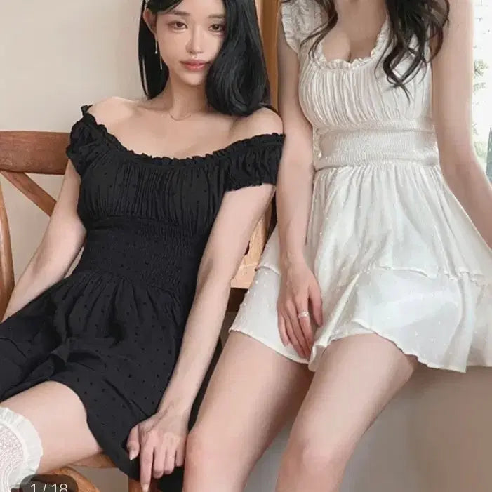 [BUNJANG] Fact Donald New West Mini Dress Black / (새상품)팩더널드 뉴웨스트 미니 원피스 블랙