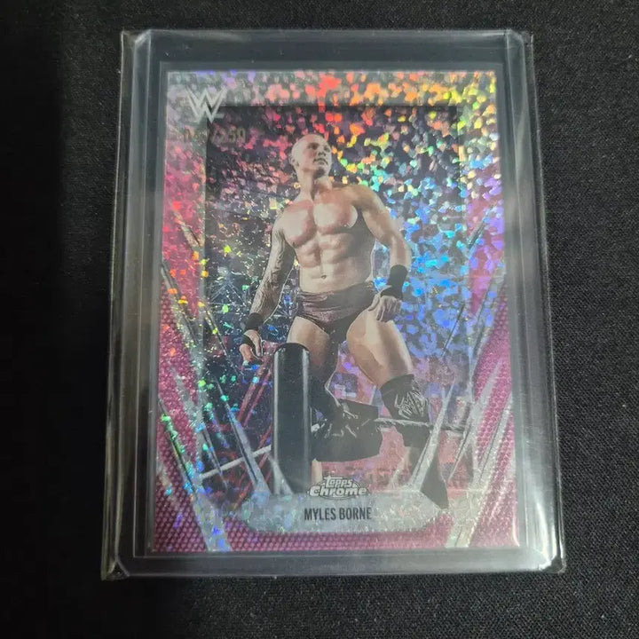 [BUNJANG] 2026 Topps Chrome WWE Miles Borne Pink Mini Diamond Refractor 