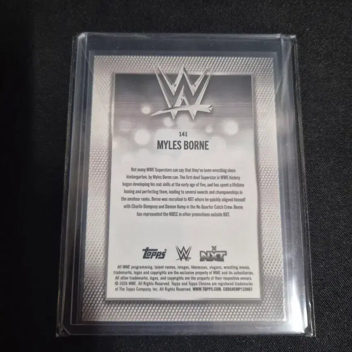[BUNJANG] 2026 Topps Chrome WWE Miles Borne Pink Mini Diamond Refractor 