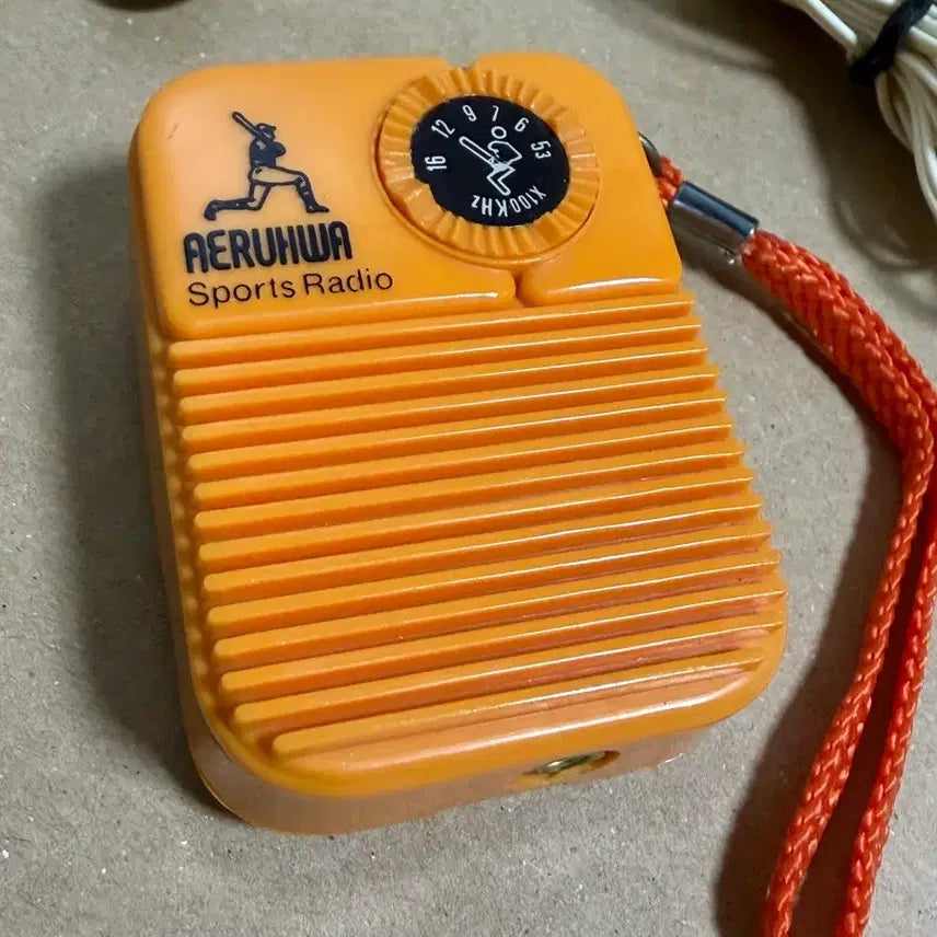 [BUNJANG] 1980s Korean Baseball Pocket Mini Radio / 80년대 프로야구 미니 라디오 국산 스포츠라디오