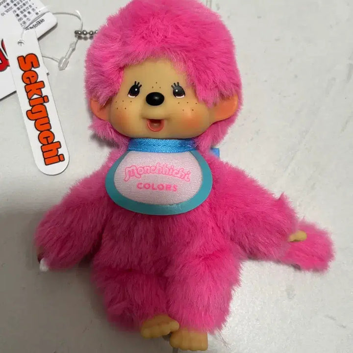 [BUNJANG] Sekiguchi Monchhichi Pink Doll / 세키구치 몬치치 핑크 인형 새상품
