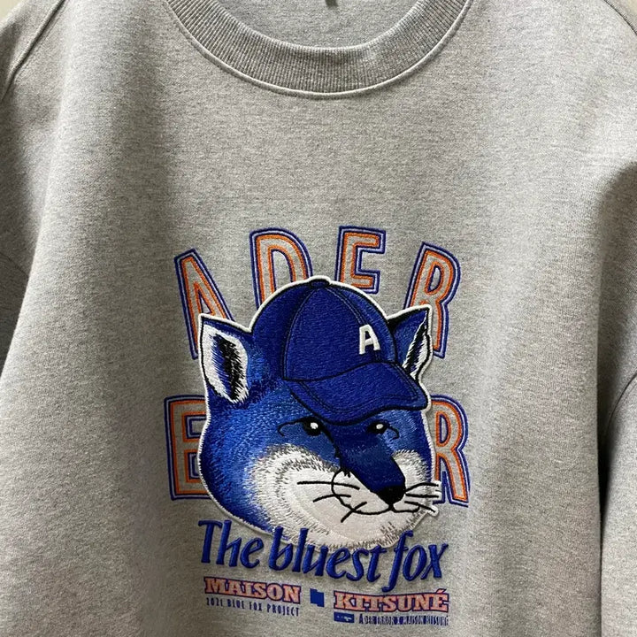 [BUNJANG] Maison Kitsuné x Ader Error Sweatshirt / 메종키츠네x아더에러 맨투맨