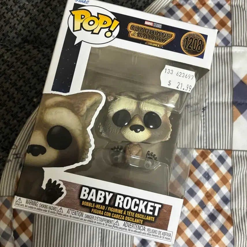 [BUNJANG] Funko Pop Baby Rocket Figurine Guardians of the Galaxy / 마블 펀코팝 베이비 로켓 피규어 가디언즈 오브 갤럭시