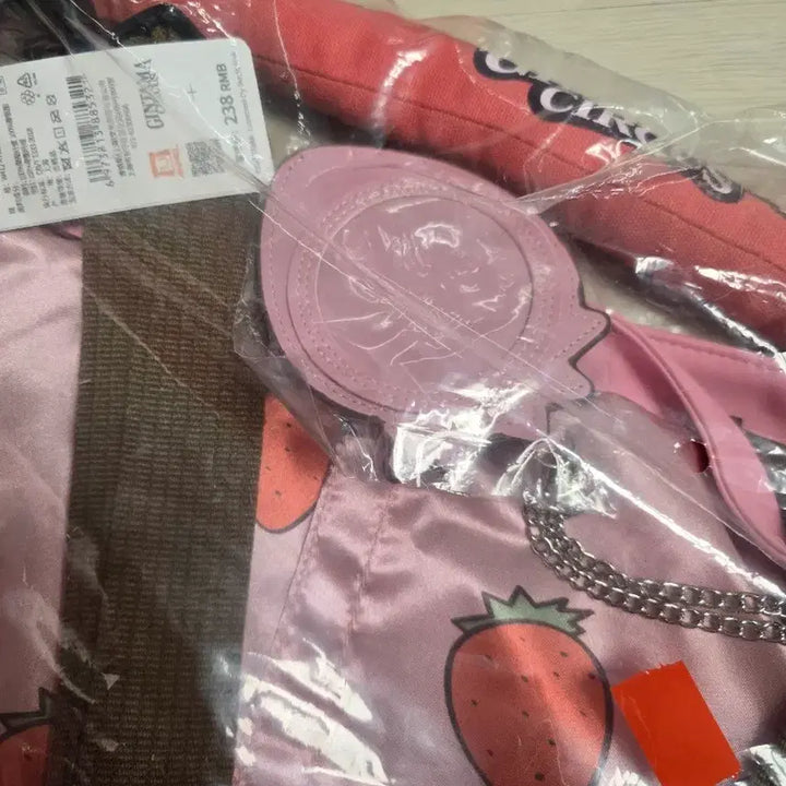 [BUNJANG] Gintama Gintoki Strawberry Pattern Crossbody Bag / 은혼 긴토키 딸리팬츠 도트백 크로스백