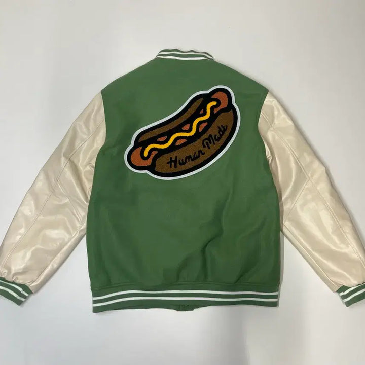 [BUNJANG] Human Made Tiger Varsity Jacket Green / Human Made 휴먼메이드 타이거 바시티 자켓 그린