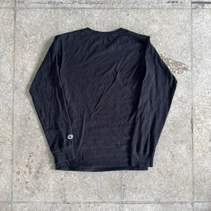 [BUNJANG] Champion Black Long Sleeve T-Shirt / 챔피온 블랙 긴팔티셔츠 / b5
