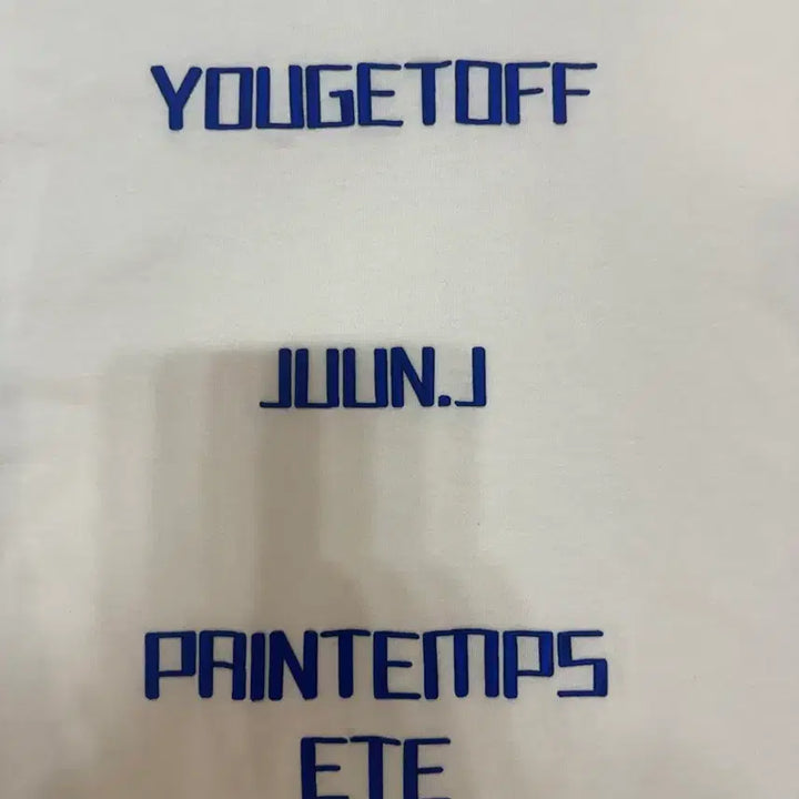 [BUNJANG] JUUN.J Short Sleeve T-Shirt Ivory L Size / 준지 반팔 티셔츠 아이보리 L사이즈