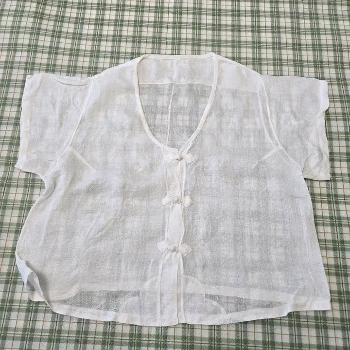 [BUNJANG] 66 Size White Linen Shirt / 4ㅡ모시 셔츠ㅡ66