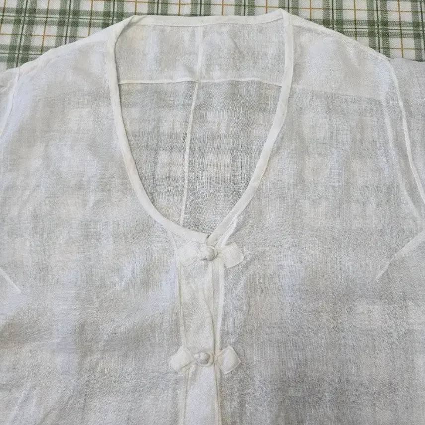 [BUNJANG] 66 Size White Linen Shirt / 4ㅡ모시 셔츠ㅡ66