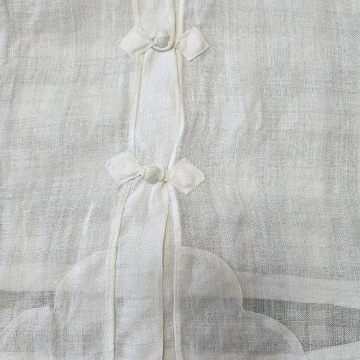 [BUNJANG] 66 Size White Linen Shirt / 4ㅡ모시 셔츠ㅡ66