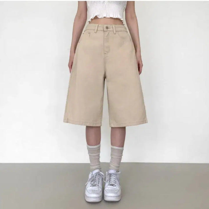 [BUNJANG] ABLY Bermuda Shorts Beige / 에이블리 버뮤다