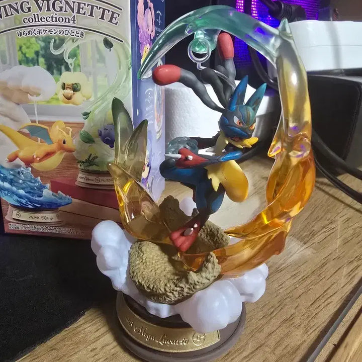 [BUNJANG] Re-Ment Pokémon Swing Vignette Collection 4 Mega Lucario / 리멘트 포켓몬 스윙 비네트 컬렉션 4 메가 루카리오