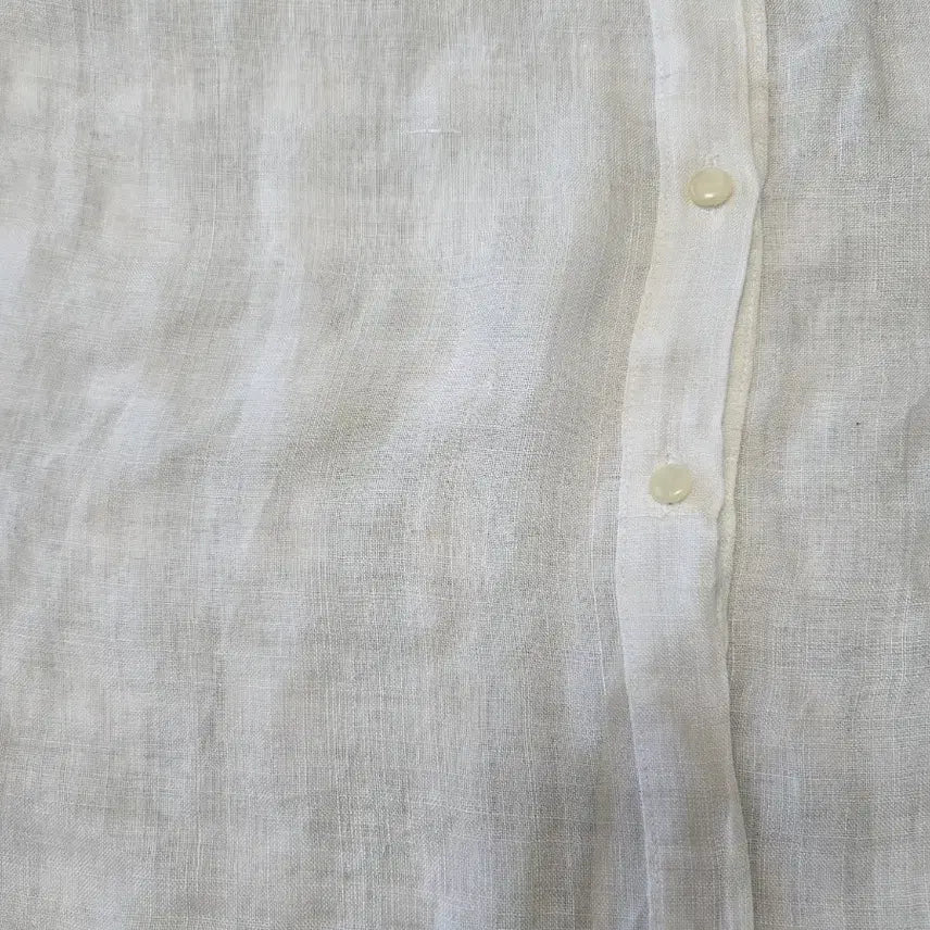 [BUNJANG] White Linen Shirt Size 77 / 4ㅡ모시 셔츠ㅡ77
