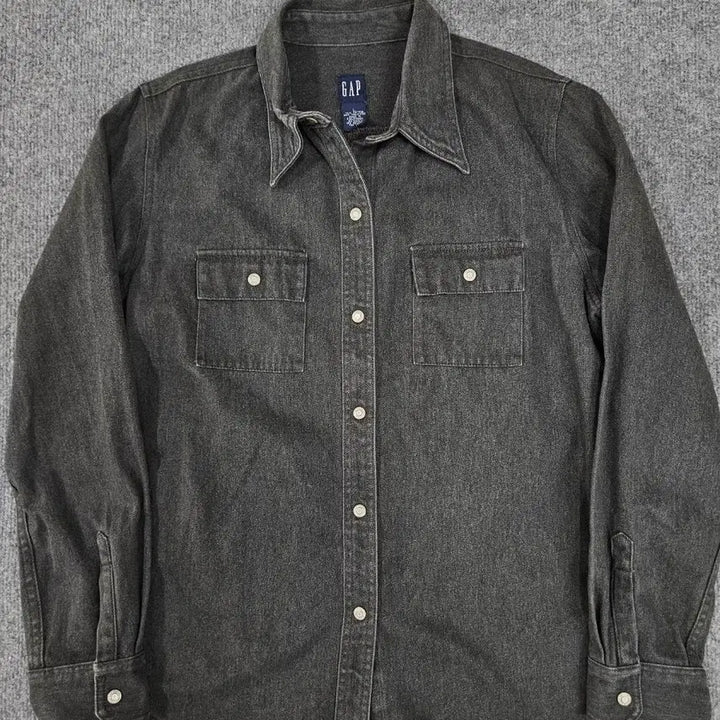 [BUNJANG] GAP Western Twill Flap Pocket Denim Shirt / GAP 웨스턴 트윈 플랩 포켓 데님 셔츠 급처