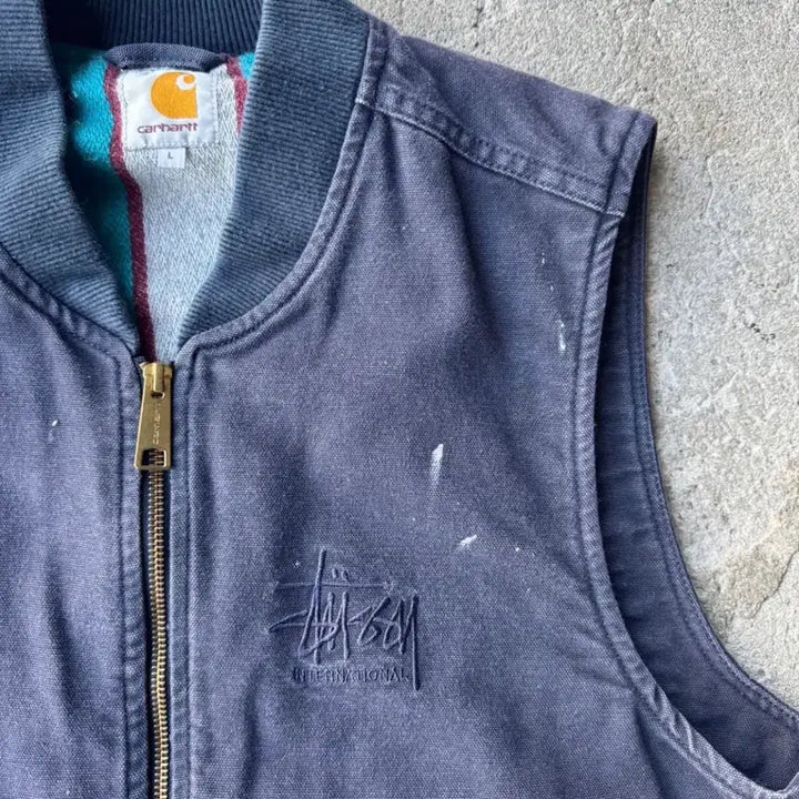 [BUNJANG] Stüssy x Carhartt Vest / 스투시 칼하트 베스트 L 판매