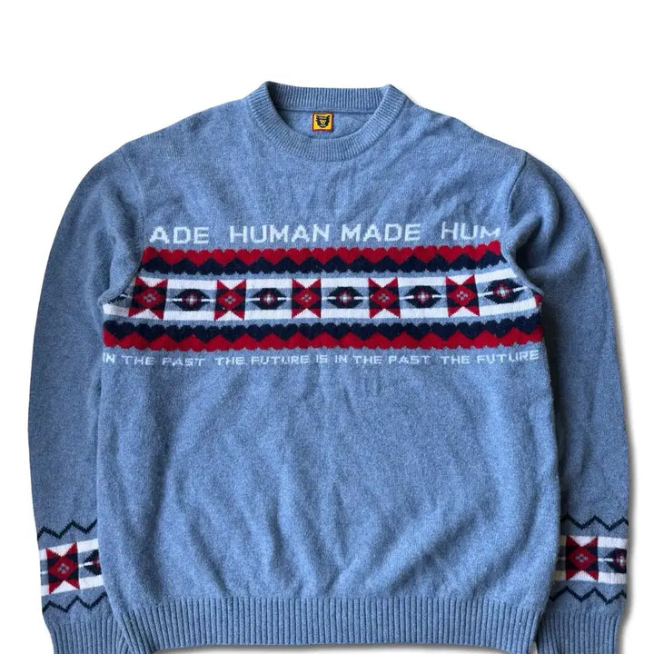 [BUNJANG] Human Made Nordic Jacquard Knit Sweater / 휴먼메이드 노르딕 자카드 니트 스웨터