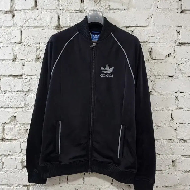 [BUNJANG] Adidas Superstar Track Top Jersey Black Size 100 / 아디다스 슈퍼스타 트랙탑 져지 블랙 100