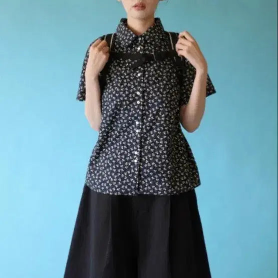 [BUNJANG] MIGU PRODUCT A-Line Bermuda Half Skirt Pants Black / [MIGU PRODUCT] A HALF SKIRT PANTS /  bla