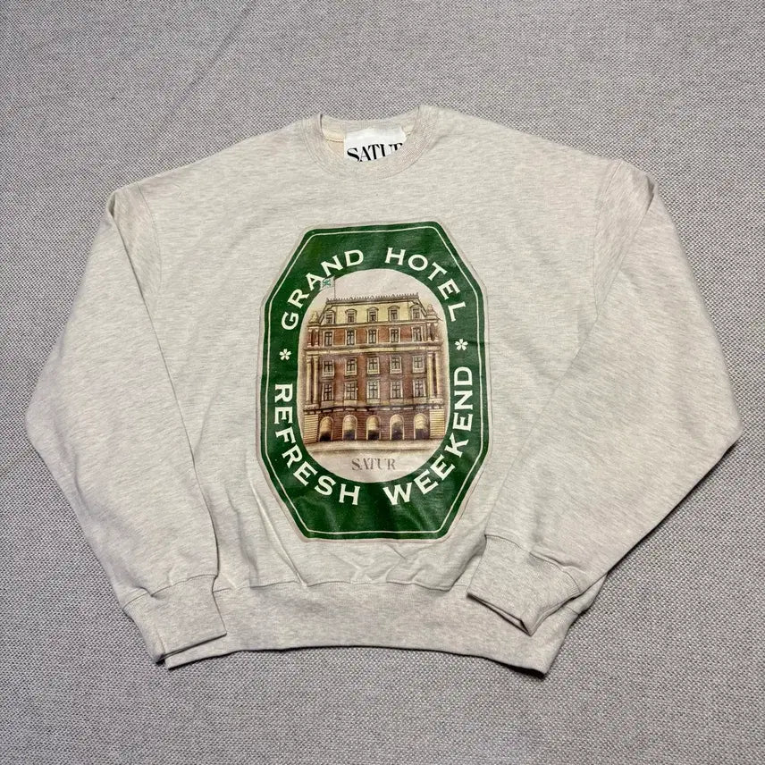 [BUNJANG] SATUR Logo Print Sweatshirt / SATUR 세터 맨투맨