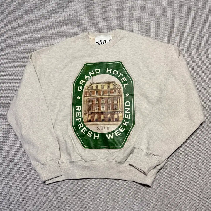 [BUNJANG] SATUR Logo Print Sweatshirt / SATUR 세터 맨투맨