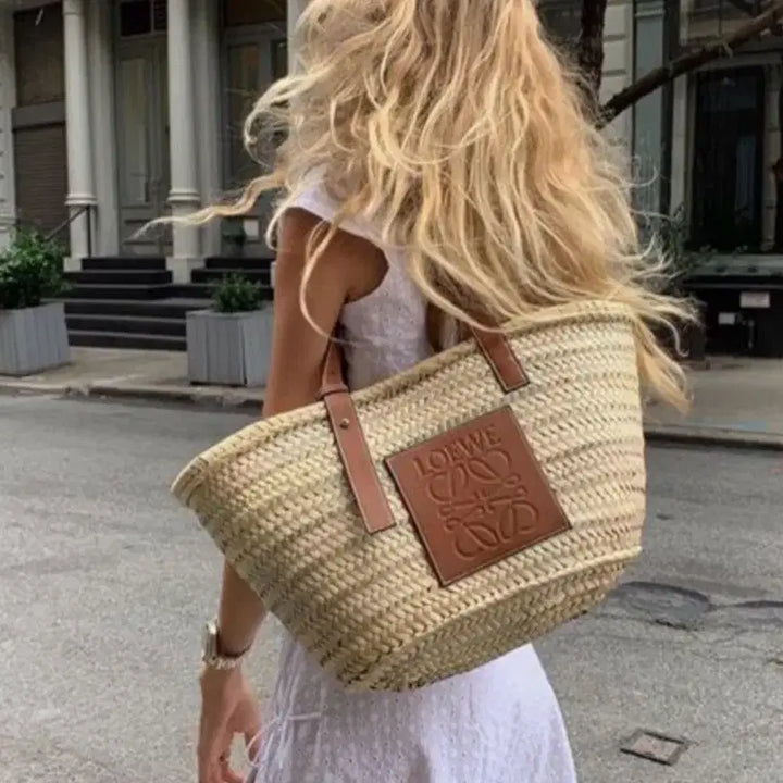 [BUNJANG] Loewe Medium Raffia Bag / [정품] 로에베 라탄백 미디움