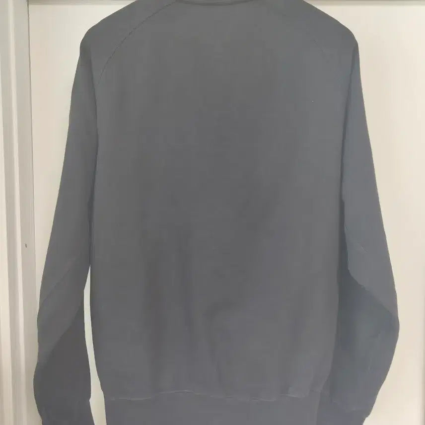 [BUNJANG] ARTIFECTS Garment Dyed Half Zip-up Sweatshirt (Black) XL / 아트이프액츠 가먼트 다이 하프 집업 스웻 (블랙) XL